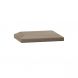 Composite Balustrade Post Cap Square & Bevelled - 115mm x 50mm Walnut