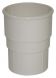 FloPlast Mini Gutter Downpipe Socket - 50mm White