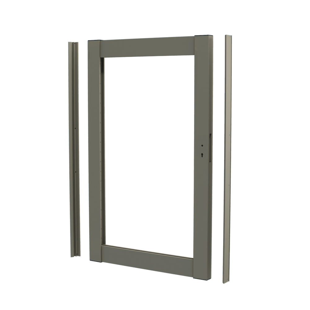 Durapost Aluminium Gate Frame - 1188mm x 1770mm Olive Grey