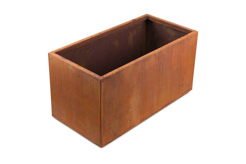 Corten Steel Trough Planter - 1200mm x 300mm x 300mm