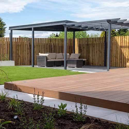 Forma Composite Decking Flat Trim - 150mm x 2900mm Spiced Oak