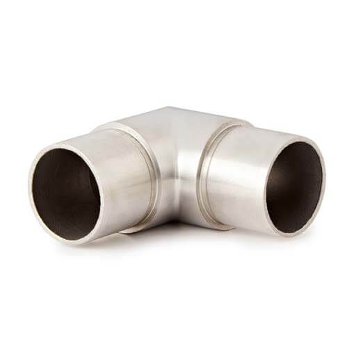 Stainless Steel Balustrade Square Elbow - 90 Degree x 48.3mm Diameter