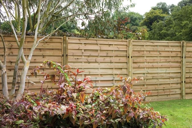 Pressure Treated Decorative Fence Panel - Europa Plain - 1800mm x 1500mm