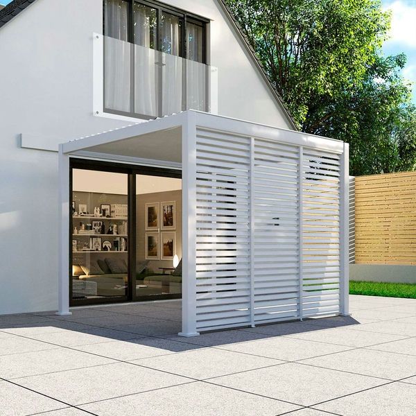 Titan Pergola Side Wall - 1200mm - White