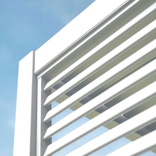 Titan Pergola Side Wall - 1200mm - White