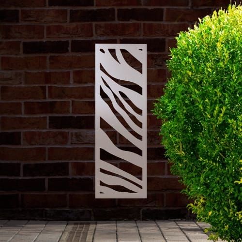 Steel Privacy Screen Safari - Wall Mounted - 1800mm x 600mm Stainless Steel