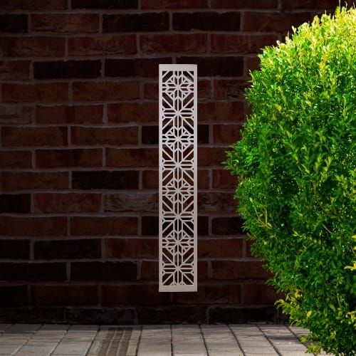 Steel Privacy Screen Talavera - Free Standing - 1800mm x 300mm Stainless Steel