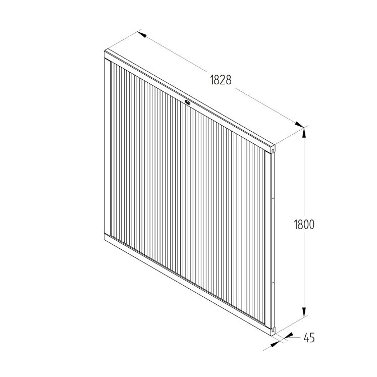 Decibel Noise Reduction Fence Panel - 1830mm x 1800mm