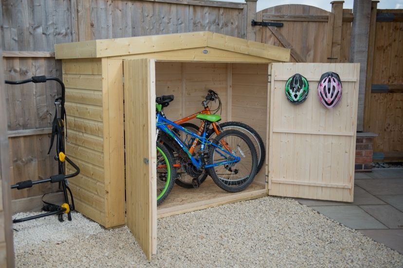 Pressure Treated Shiplap Apex Large Outdoor Store - 4'11