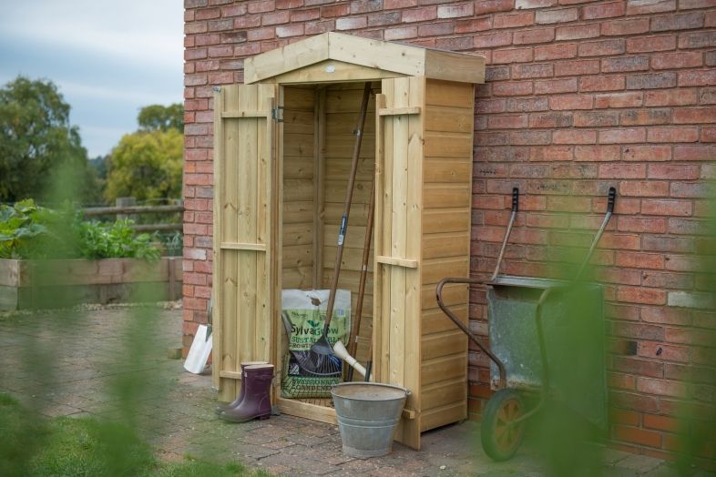 Pressure Treated Shiplap Apex Tall Garden Store - 6' x 3'6