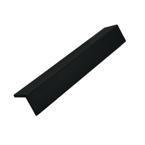 Standard Slatted Composite Cladding Angle Trim  - 50mm x 3.6mtr Charcoal