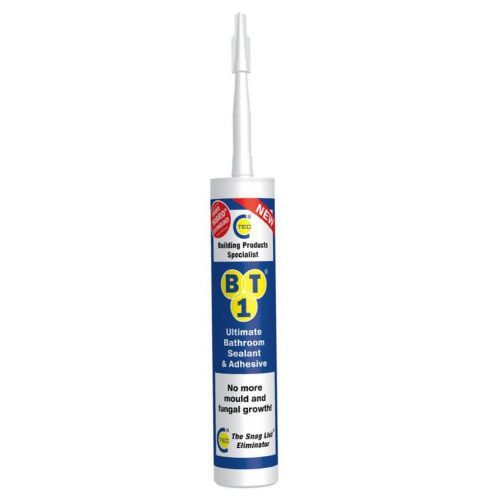 BT1 Bathroom Sealant & Adhesive - White 290ml