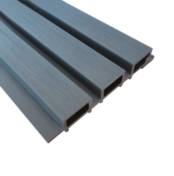 Standard Composite Slatted Cladding - 168mm x 3.6mtr Grey