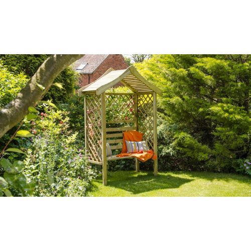 Parisienne Timber Arbour - 2120mm x 1540mm x 660mm