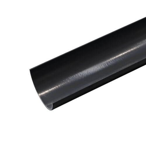 FloPlast Mini Gutter - 76mm x 2mtr Anthracite Grey