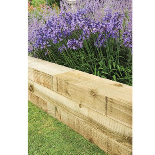 Timber Landscaping Sleeper - 1200mm - Pack of 2