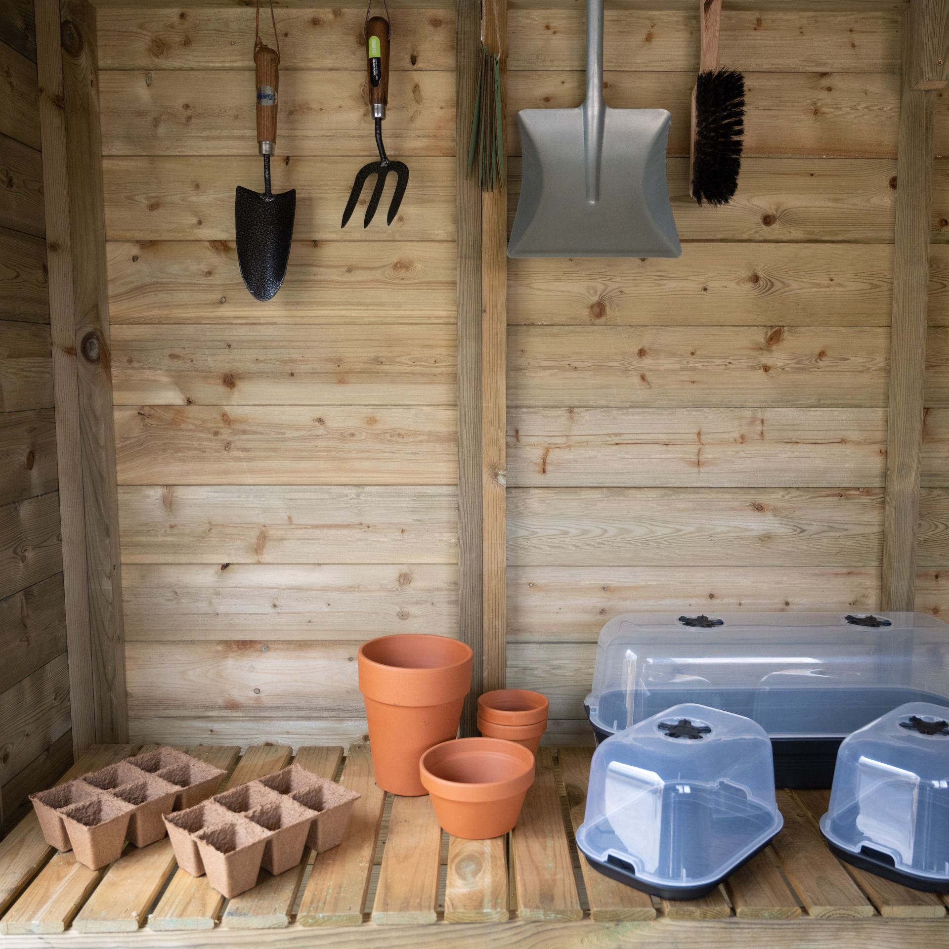 Forest Garden Tongue & Groove Apex Shed - 8' x 6'