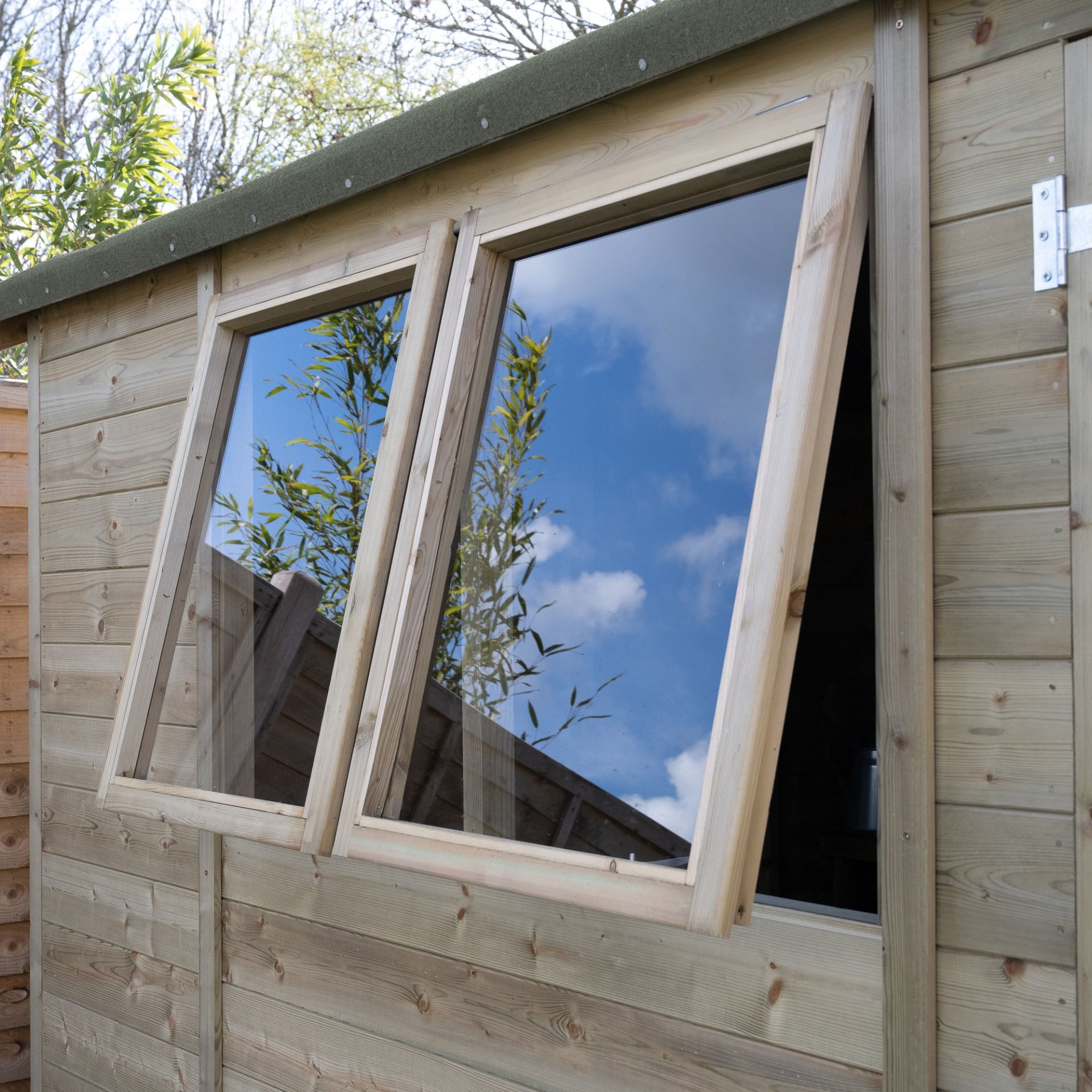 Forest Garden Tongue & Groove Pent Shed - 7' x 5'