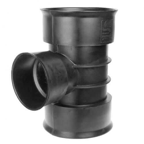 Twinwall Drainage Junction - 90 Degree x 225mm x 110mm Black