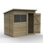 Forest Garden Pent Overlap Shed - 7' x 5'