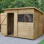 Forest Garden Pent Overlap Shed - 8' x 6'