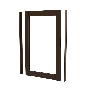 Durapost Aluminium Gate Frame - 1188mm x 1770mm Sepia Brown