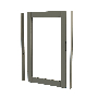 Durapost Aluminium Gate Frame - 1188mm x 1770mm Olive Grey