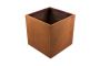 Corten Steel Cube Planter - 400mm x 400mm x 400mm