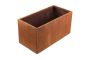 Corten Steel Trough Planter - 1200mm x 400mm x 400mm