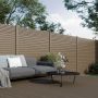 Clarity Composite Fencing Aluminium Bottom Rail - 45mm x 1830mm Walnut