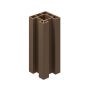 Clarity Composite Fencing Corner Post - 125mm x 3000mm Walnut