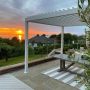 Titan Aluminium Pergola - 4000mm x 3000mm Rectangular - White