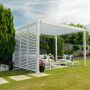 Titan Pergola Side Wall - 1000mm - White