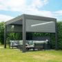 Titan Pergola Pull Down Screen - 3600mm - Grey