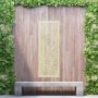 Aluminium Privacy Screen Willow - Wall Mounted - 1800mm x 600mm Cream