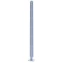 Aluminium Dual Post With Base For Privacy Screen - 1200mm x 60mm x 60mm Grey