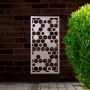 Steel Privacy Screen Honeycombe - Free Standing - 1800mm x 900mm Stainless Steel