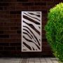 Steel Privacy Screen Safari - Wall Mounted - 1800mm x 900mm Stainless Steel