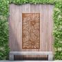 Steel Privacy Screen Segments - Wall Mounted - 1800mm x 900mm Steel Corten