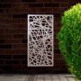 Steel Privacy Screen Tangled - Wall Mounted - 1800mm x 900mm Stainless Steel