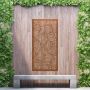 Steel Privacy Screen Willow - Wall Mounted - 1800mm x 900mm Steel Corten