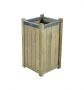 Short Slender Wooden Planter - 400mm x 400mm