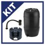 FloPlast Water Butt Kit for Mini Gutter - Black