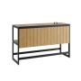 Ecoscape Outdoor Kitchen Units Set of 3 - Trolley, Worktop & Cabinet Oak