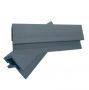 Standard Composite Cladding End Cap - 56mm x 49.5mm x 3.6mtr Grey