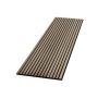 Slatted Acoustic Wall Panel - 600mm x 2400mm x 22mm Light Walnut