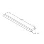 Timber Mini Sleeper - 1800mm - Pack of 4