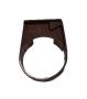 FloPlast Mini Gutter Downpipe Clip - 50mm Brown