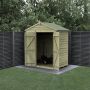 Forest Garden Shiplap Apex Shed - No Window - 6' x 4'