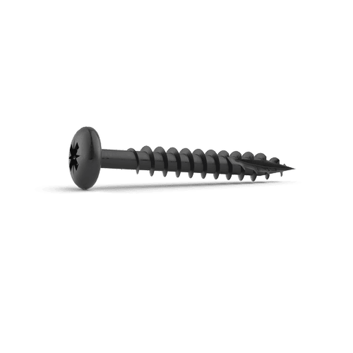 Durapost Pan Head Timber Screws - 4mm x 40mm Anthracite Grey - Pack Of 10